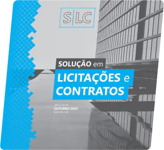 Capa do periódico publicado. SLC - Solução em Licitações e Contratos